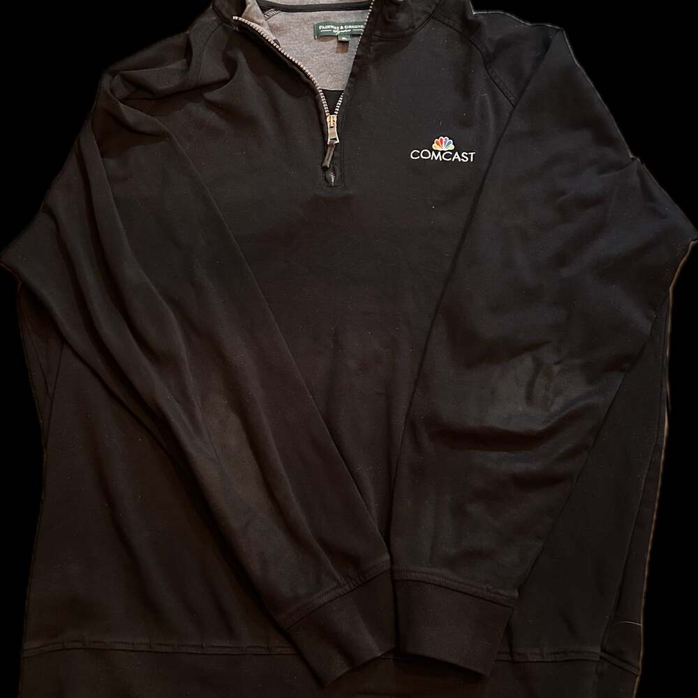 Fairway & Greene Comcast NBC Embroidered 1/4 Zip Pullover Jacket - Men’s X